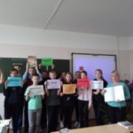 Для учащихся 8 класса Погрузнинской школы прошёл библиотечный урок «Структура книги»